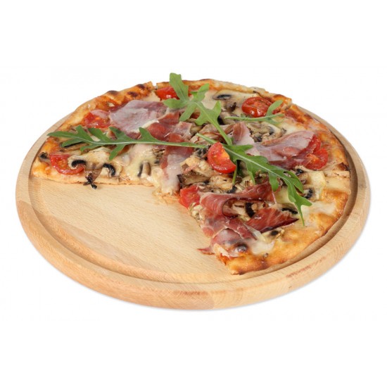 Округла даска - Подлога дрвена за пицу 40цм